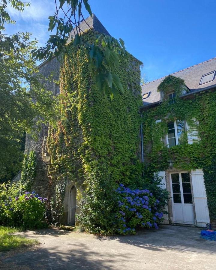 Manoir Du Vau D Arz Gites Et Chambres D Hotes Avec Piscine Malansac Exteriör bild